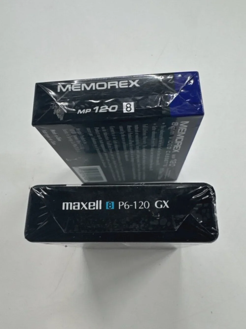 Maxell Memorex 8mm Gx-mp High Quality 120 Camcorder Videotapes Lot of 2 SEALED
